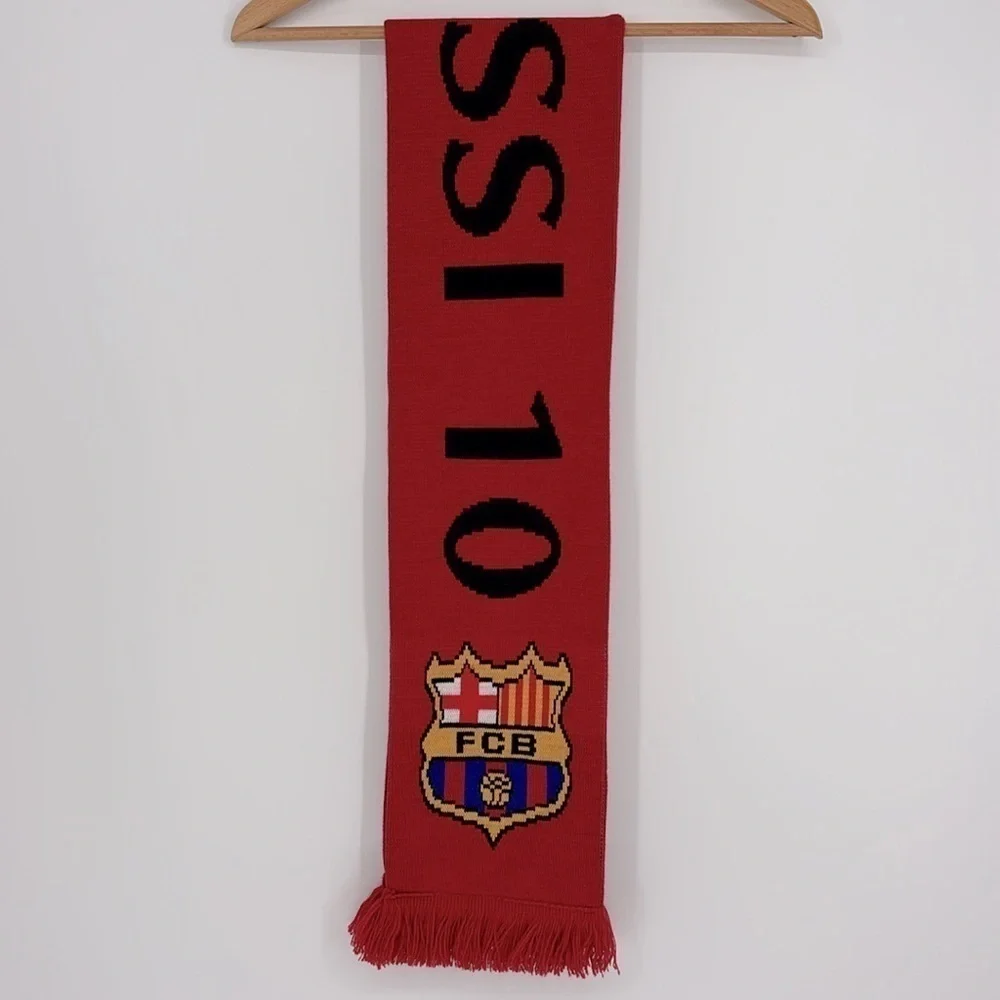 FC Barcelona Lionel Messi #10 Jacquard Knit Scarf